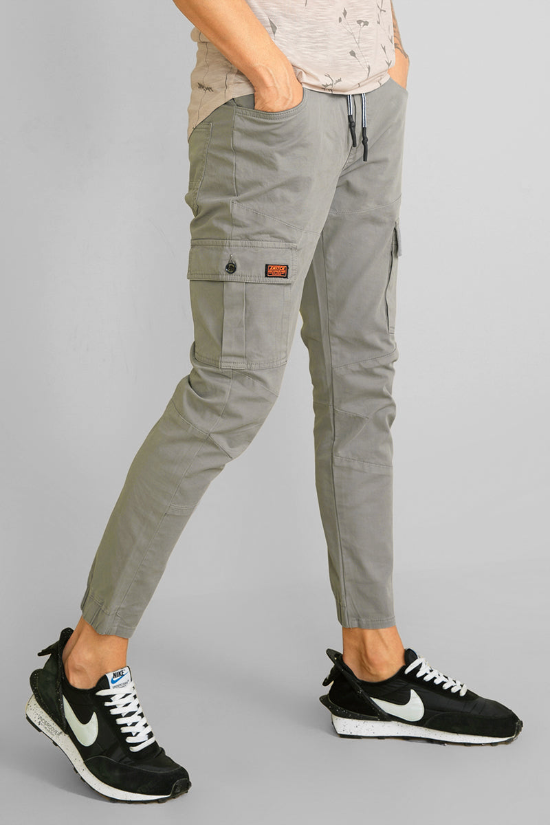 Buy Grey Trousers & Pants for Men by NEVER NEUD Online | Ajio.com
